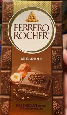 Ferrero Rocher Milk Hazelnut Chocolate Bar - Shop Candy at H-E-B
