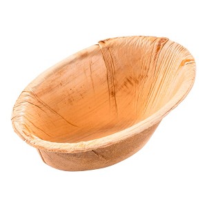 Smarty Had A Party 4.5 oz. Oval Palm Leaf Eco Friendly Bowls - 75 pcs - 1 of 4