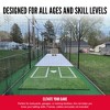Hit Run Steal Premium Batting Cage Net Only, 1.75 Inch Mesh with Heavy Duty Carabiners, No Frame, Poles, Cables Included, Black - 3 of 4