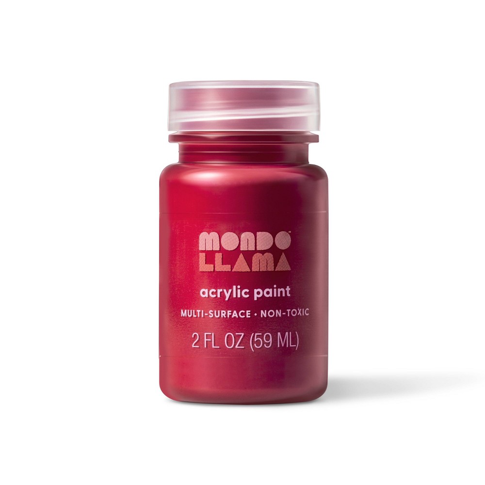 2oz Satin Acrylic Paint Cherry Jam - Mondo Llama™