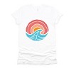 Simply Sage Market Ocean Circle Retro Short Sleeve Tee - 2 of 4