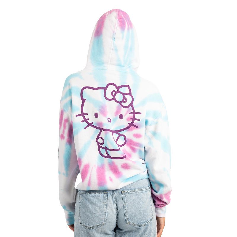 Hello Kitty Characters Spiral Wash Womens Hoodie, 4 of 5