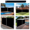 VisioGear Awnings, Retractable Side Screen Awning, Patio Privacy Screen for Garden, Balcony, Black, 236.25"*33.5"*78.35" - 4 of 4