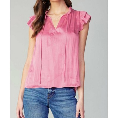 Women's Posey Flutter Sleeveless Blouse - current air