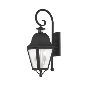Livex Lighting Amwell 2 - Light Wall Light in  Black - 1 of 4