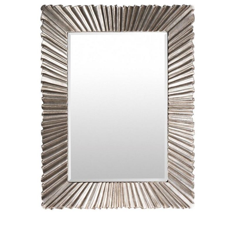 Mark & Day Dreumel 36" x 49" Modern Metallic Silver Decorative Wall Mirrors, 1 of 4