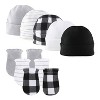 The Peanutshell Cotton Unisex Layette Set - Black & White Check, 23-Pieces, 0-3 Months - 4 of 4