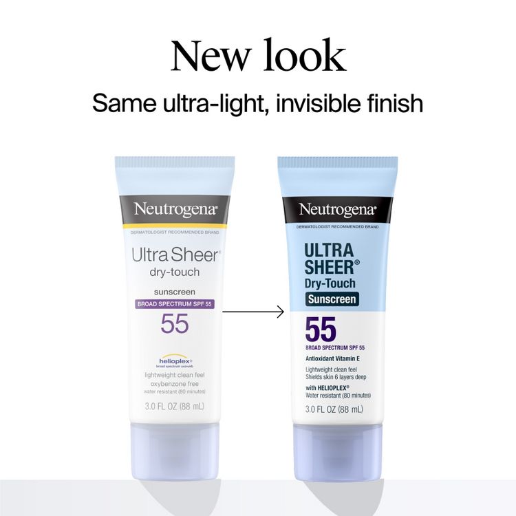 Neutrogena Ultra Sheer Dry Touch Sunscreen Lotion, SPF 55, 3oz, 3 of 11