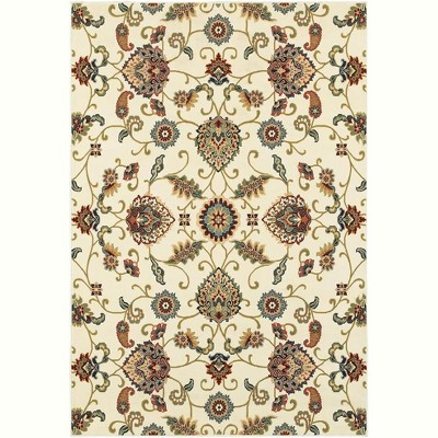 Oriental Weavers Kashan 9946W Ivory/ Multi Indoor Area Rug - 6'7" x 9'6"