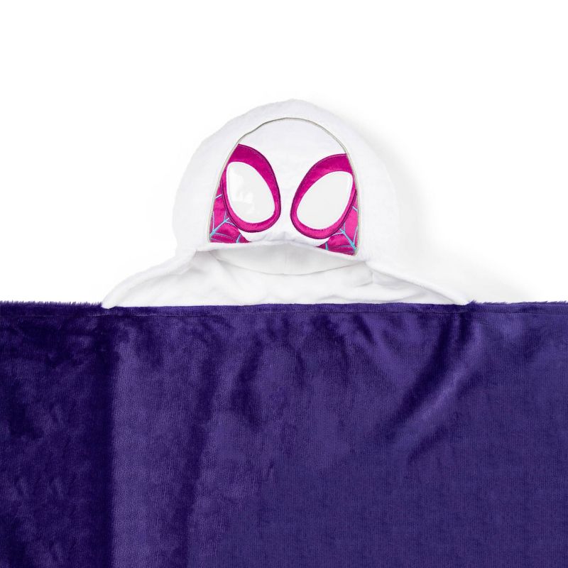 Marvel Ghost Spider Hooded Kids&#39; Blanket, 2 of 7