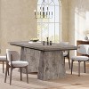 Tribesigns Dining Table for 4-6, 63"Modern Kitchen Table with Sturdy Tapered Wood Legs, for Dining Room, Kitchen, Living Room - 3 of 4