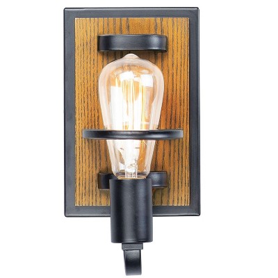 Maxim Lighting Black Forest 1 - Light Wall Light in  Black/Ashbury