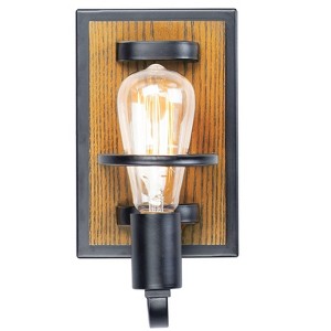 Maxim Lighting Black Forest 1 - Light Wall Light in  Black/Ashbury - 1 of 4