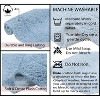 Waterford Collection Tufted Bath Rug, Extra Soft and Absorbent, Non-Slip Bath Mats, Machine Washable bath rugs for Bathroom, 2 Piece Set, Blue - 3 of 4
