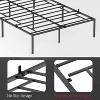 6 Inch Queen Bed Frame, Heavy Duty Metal Platform, Under-Bed Storage and Steel Slats Support, Noise Free, No Box Spring Required,Black - 4 of 4