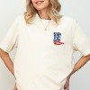 Simply Sage Market American Cowgirl Social Club Front And Back Short Sleeve Tee - 3 of 4