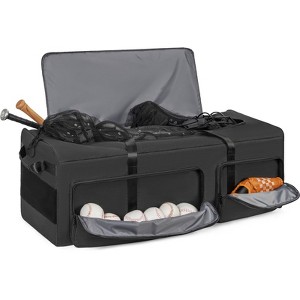 Generic 38'' Baseball Duffle Equipment Bag, 125L Extra Large Catchers Gear Duffle Bag, Gym Sports Equipment Duffle Bag - 1 of 4