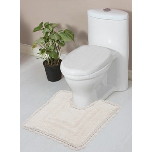 Casual Elegence Collection Cotton Reversible Tufted Bath Rug - Home Weavers - 1 of 4