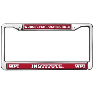 Worcester Poly School Logo Full Size Standard License Plate Metal Frame - 1 of 4