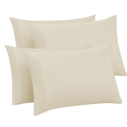 4 Pack Luxury Embroidered Ultra Soft Microfiber Pillowcases By Sweet Home Collection Target