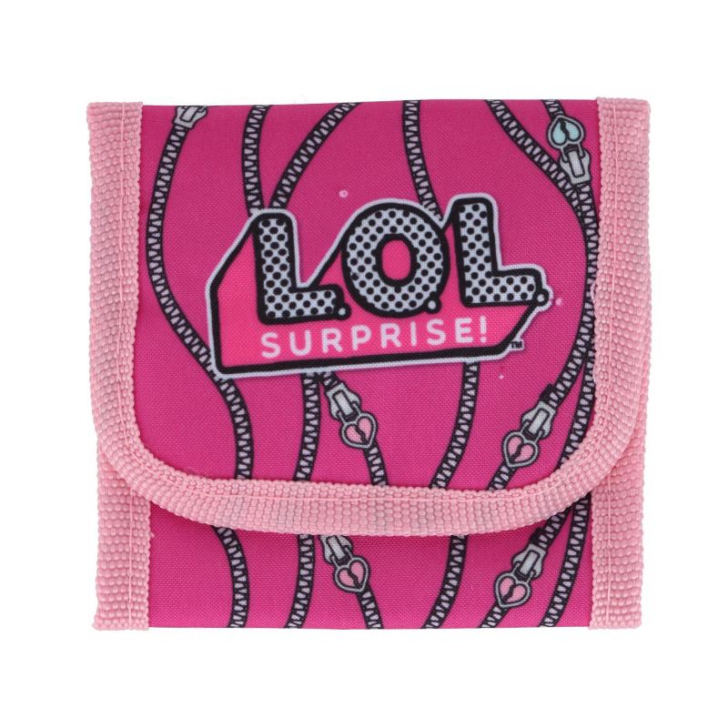 Textiel Trade Kid's LOL Surprise Sweet & Sassy Bi-Fold Wallet with Hook & Loop Closure, 3 of 4