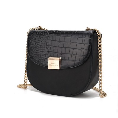 MKF Collection Brooklyn Crocodile Embossed Vegan Leather Women’s Shoulder Bag by Mia K