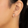 SHINE by Sterling Forever Sterling Silver Marquise Cut Prong Set Stud Earrings - 2 of 4