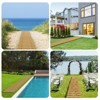 20FT Wooden Garden Pathway, Outdoor Roll Out Walkway Path for Patio,Lawn,Backyard,Beach,Wedding - 2 of 4