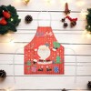 Unique Bargains Christmas Aprons Santa Claus Gifts Linen 21.65"x26.77" 1 Pcs - 2 of 4