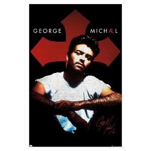 Trends International George Michael - Cross Framed Wall Poster Prints - 1 of 4