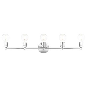 Livex Lighting Lansdale 5 - Light Vanity in  Polished Chrome - 1 of 4
