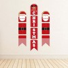 Big Dot of Happiness Jolly Santa Claus - Hanging Vertical Paper Door Banners - Christmas Party Wall Decoration Kit - Indoor Door Decor - 3 of 4