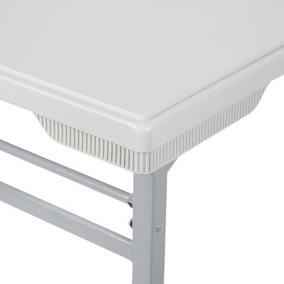 Light Gray Resin Multi Purpose Folding Training Table