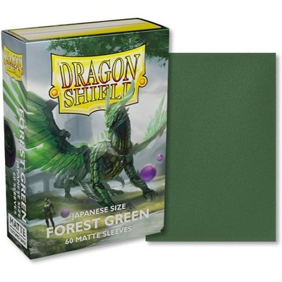 Dragon Shield Matte Mini Japanese Forest Green 60 ct Card Sleeves Individual Pack
