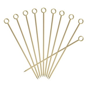 Unique Bargains Stainless Steel Smooth Reusable Elegant Design Cocktail Pick - 1 of 4