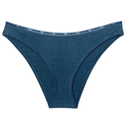 Adore Me Women's Noraeen Brazilian Panty 0X / Key Largo Blue.