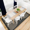 Lahome Modern Rainbow Jute Washable Outdoor Area Rug-Soft, Durable Carpet for Patio, Garden, or Balcony - 4 of 4