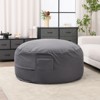 CAVINAS Bean Bag Chair, Foam Filled Floor Chair, Comfy Kids Sofa with Removable & Washable Cover for Living Room - 2 of 4