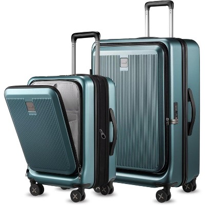 LUGGEX Luggage Sets 2 Piece (20/28), 20 Inch Carry On Luggage and 28 Inch Checked Luggage, Expandable Suitcase TSA Approve, Teal