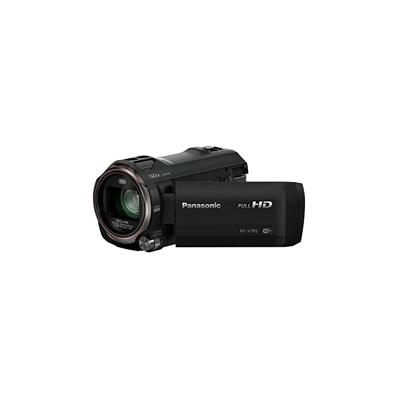 Panasonic Full HD Video Camera Camcorder, 20X Optical Zoom, 1/2.3 Inch BSI Sensor, HDR Capture, Wi-Fi Smartphone HC-V785 (Black), 1 of 2