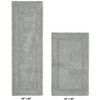 Lux Premium 100% Cotton Tufted Solid Reversible 2 PC Bath Rug Set – Ultra-Soft, Water-Absorbent, Durable, Machine Washable Bathroom Rug - 2 of 4