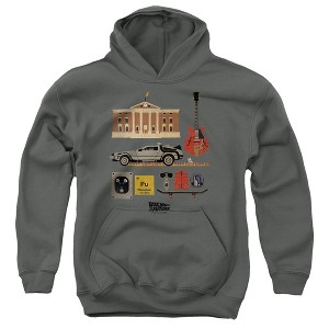 Boys’ Back To The Future Items Hooded Sweatshirt - 1 of 4