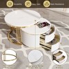 NicBex Modern Nesting Coffee Table with 2 Drawers Home Decor Sofa Side Table Center Table for Living Room - 4 of 4