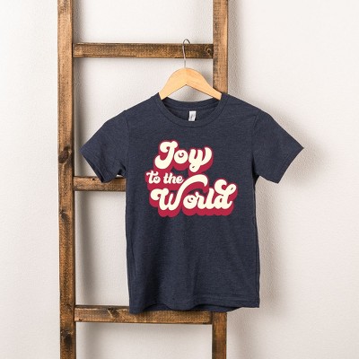 The Juniper Shop Retro Joy To The World Toddler Short Sleeve Tee