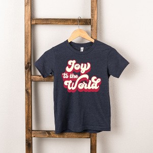 The Juniper Shop Retro Joy To The World Toddler Short Sleeve Tee - 1 of 2