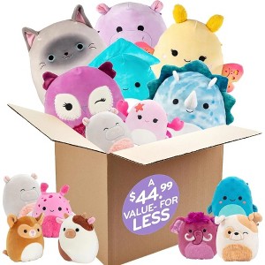 Squishmallows Mystery One 10" & Two 5" 3-Squish Christmas Value Pack - Soft & Squishy Stuffed Animal Toy - Holiday Gift Set for Kids, Girls & Boys - 1 of 4
