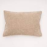 Oversize Junoesque Chenille Whipstitch Throw Pillow - Evergrace