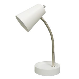LED Task Table Lamp White (Includes Energy Efficient Light Bulb) - Room Essentials