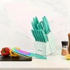 14 Pieces Fancy Rainbow Titanium Coating Kitchen Knife Set - 2 of 4