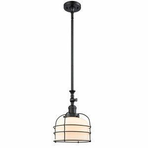 Bell Cage - 1 Light Mini Pendant In Traditional Style-13 Inches Tall and 9 Inches Wide - 1 of 1